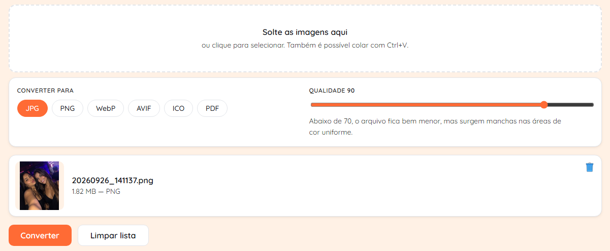 Ferramenta de conversão do ImgCat